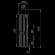 Дымоход с регистром Окаменевшее дерево перенесённый рисунок + Жадеит, d-115, L=1000 мм (Feringer) в Волгограде