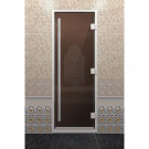 Стеклянная дверь DoorWood «Хамам Престиж Бронза» 200х90 см