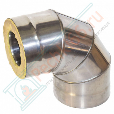 Сэндвич-отвод 90° (НЕРЖ-439/1,0-ОЦИНК/0,5) d-180/260 (УМК)