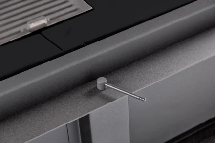 Каминная топка Дельта 1200 B три стекла принтинг черный шамот (Экокамин)