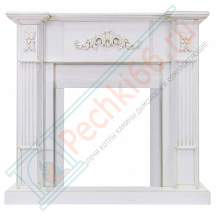 Портал Dimplex Martin - Белый дуб, патина золото (Высота 1080мм)