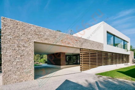 Плитка кварцит grey-brown country 550 x 200 x 20-40 мм (0.44 м2 / 4 шт)