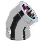 Сэндвич-отвод 45° (AISI-316L/0,8-AISI-304/0,5) d-115/200 (Craft-HF-50B)