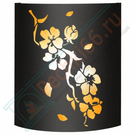 Абажур BLACK (AISI 430) тип 6 "Сакура" (Везувий)