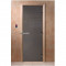 Стеклянная дверь для бани "Сумерки" графит 1900х700 (DoorWood)