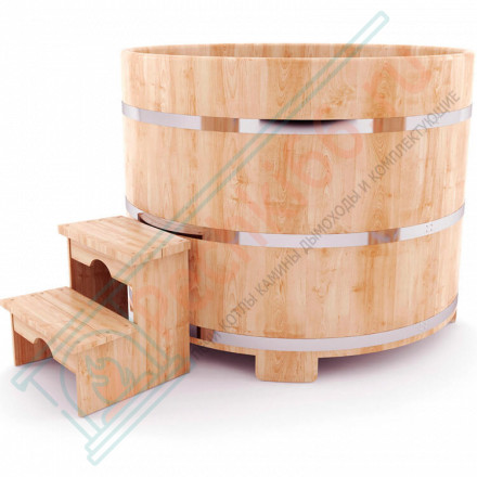 Купель кедровая круглая 150х150х100 (НКЗ)