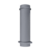 Чугунная ВЕРХНЯЯ труба для шибера 115/500мм (ТехноЛит)