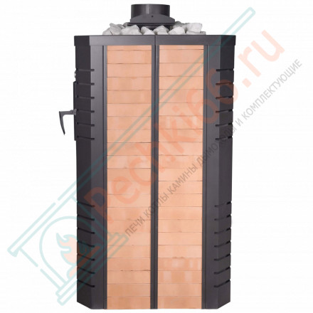 Печь для Русской бани МП-16 с парогенератором, в кирпичной облицовке (Тройка) до 16м3