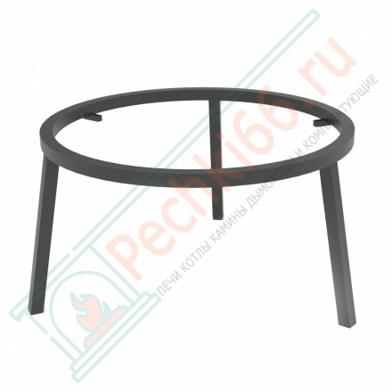 Решетка гриль чугунная Стейк Ø 450мм с подставкой (Везувий)