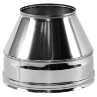 Конус Факел V50R с изол (AISI-321/0,8-AISI-304/0,5) d-150/250 (Вулкан-Cerablanket)