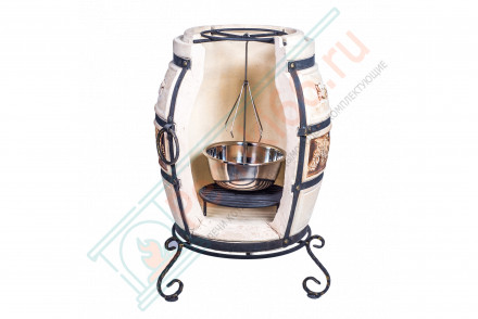 Курница для приготовления птицы с овощами, диаметр 240 мм (ТехноКерамика)