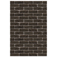 Плита ФАСПАН Коричневый №1001 Вертикаль 9 мм 1200х600мм (Везувий)