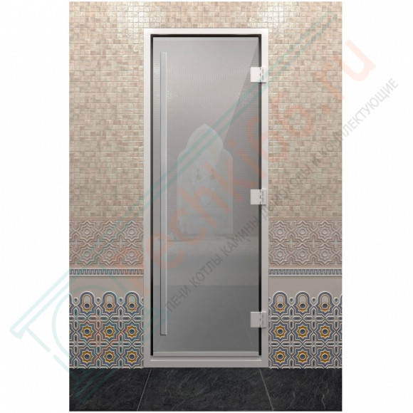 Стеклянная дверь DoorWood «Хамам Престиж Сатин» 2000х900 мм в Волгограде
