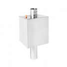 Бак нержавейка на трубе 55 л. d-115 прямоугольный AISI 439 (Россия)