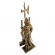 Набор каминный D50011АGК Рыцарь (4 предмета, 79см, античное золото/черный), на подставке в Волгограде