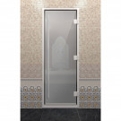 Стеклянная дверь DoorWood «Хамам Престиж Сатин» 1900х700 мм
