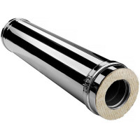 Сэндвич труба V50R с изол L=1000 (AISI-321/0,8-AISI-304/0,5) d-115/215 (Вулкан-Cerablanket)