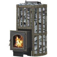 Чугунная печь для бани Ураган Ковка 22 270 (Везувий) до 24 м3