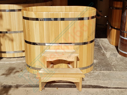 Купель кедровая овальная 78х120х100 (НКЗ)