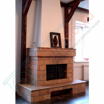 Плитка прямая Старый кирпич (0.84 м2 в коробке) (Терракот)