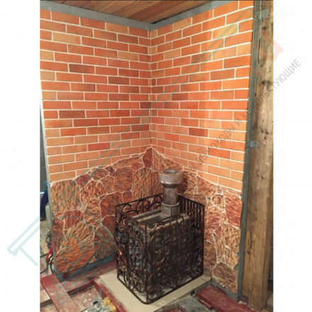 Плитка прямая Старый кирпич (0.84 м2 в коробке) (Терракот)