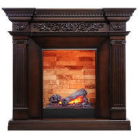 Каминокомплект Amalfi - Махагон коричневый антик с электрокамином Cassette 400 NH