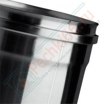 Дымоход L=0,5м (НЕРЖ-430/0,8) d-180 (Ferrum HF)