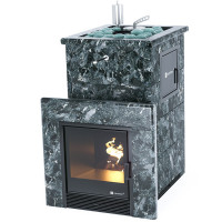 Печь для бани Сочи-М2 в пироксените с открытым верхом (ИзиСтим)