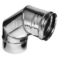 Колено 90° (Aisi-304/0,8) d-115 (Ferrum Austenite HF)