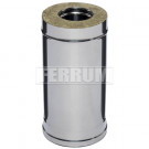Сэндвич труба для дымохода L=0,5м (Aisi-304/0,8-НЕРЖ) d-115/200 (Ferrum Austenite HF)