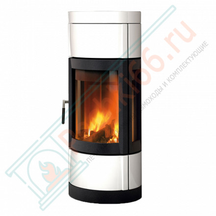 Печь-камин Fortuna Panorama, цвет белый (La Nordica)