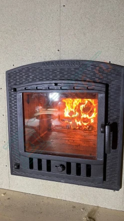 Чугунная печь для бани ТехноЛит AVANGARD ЗК 25 (П2) Ураган (монтаж 03.2023)