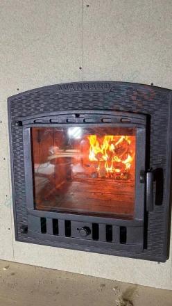 Чугунная печь для бани ТехноЛит AVANGARD ЗК 25 (П2) Ураган (монтаж 03.2023)