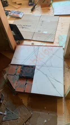 Чугунная печь для бани ТехноЛит AVANGARD ЗК 25 (П2) Ураган (монтаж 03.2023)