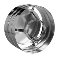 Зонт с ветрозащитой без изол (НЕРЖ-321/0,5) d-150 (Дымок-Lux)