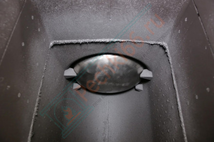 Банная печь Атмосфера XL, верде гватемала ламель+сетка с тоннелем NEW (ProMetall) 26м3