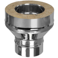 Переход конус моно-термо V50R (AISI-321/0,8-AISI-304/0,5) d-130/230 (Вулкан-Cerablanket)