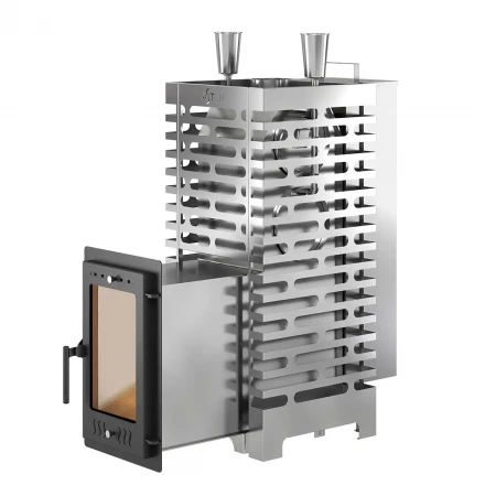 Печь для бани ASTON 24 INOX (310М) Long АКВА, стекло, бак 43 литра (Aston)