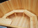 Японская баня Фурако круглая с внутренней печкой 150х150х120 (НКЗ) в Волгограде