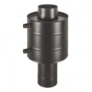 Теплообменник на трубе Black (НЕРЖ-439/0,8мм) 6 л, d-115 (Россия)