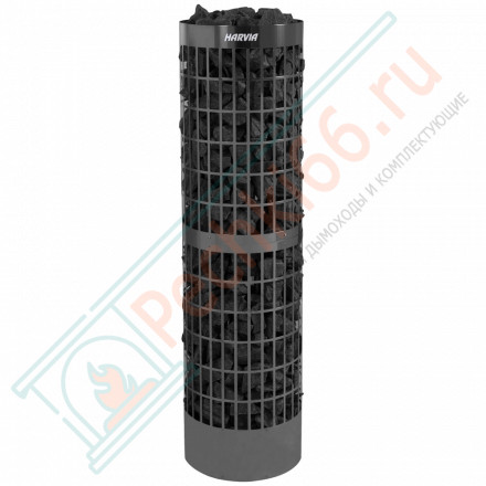 Электрическая печь Cilindro Pro PC100E/135E Black Steel (Harvia)