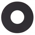 Накладка декоративная круглая, черная d-200 (КПД)