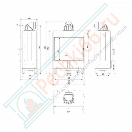 Стальная топка LUCY/15 (Kratki)