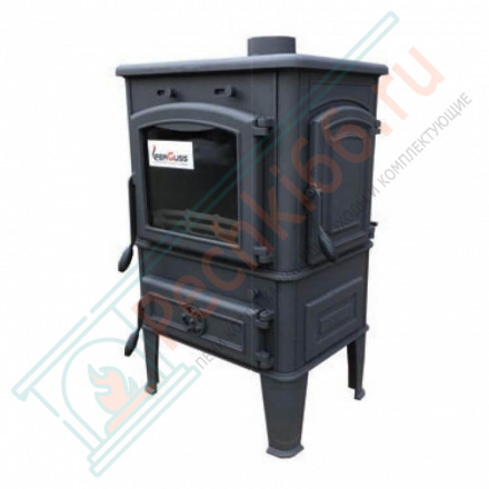 Чугунная печь-камин MAGMA COOK, SIDE DOOR (Ferguss) до 250 м3