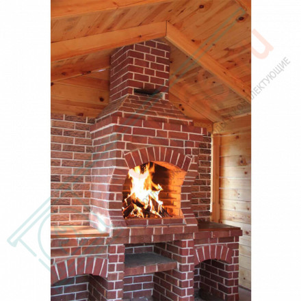 Плитка прямая Тайсон Классик Мега (0.7 м2 в коробке) (Терракот)