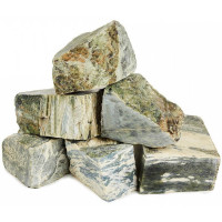 Камень для бани Нефрит колото-пиленый, ведро 10 кг (Россия)