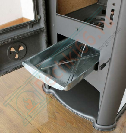 Печь-камин Lederata черная (Tim Sistem)