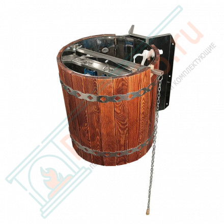 Обливное устройство для бани Ливень 50 л, красное дерево (Инжкомцентр ВВД)