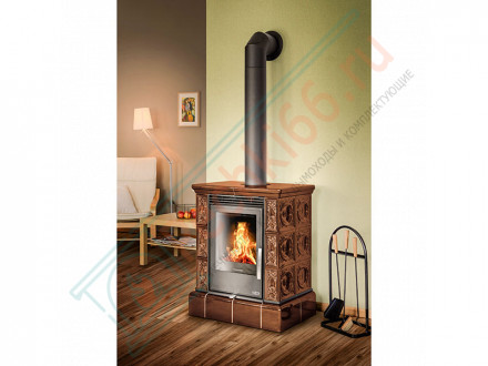 Керамическая печь Helvetia KPI, кафельный цоколь, Т/О 6.9 кВт, 2-цвета (ABX)