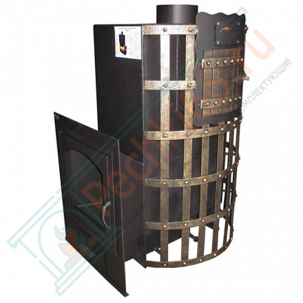 Печь для бани № 01Р бочка прямая (Тройка) до 30 м3